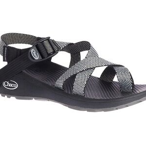 Chaco Striped Black and Gray Sandals